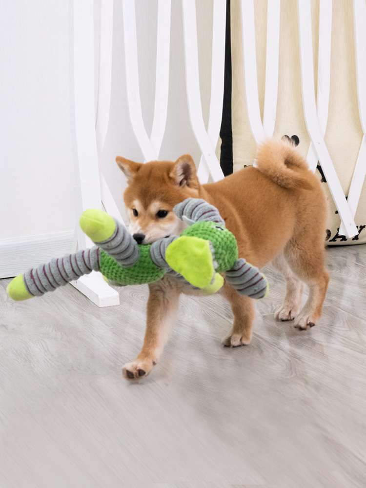 犬用 おもちゃ ぬいぐるみ | もぐもぐ遊べる長四肢のぬいぐるみ