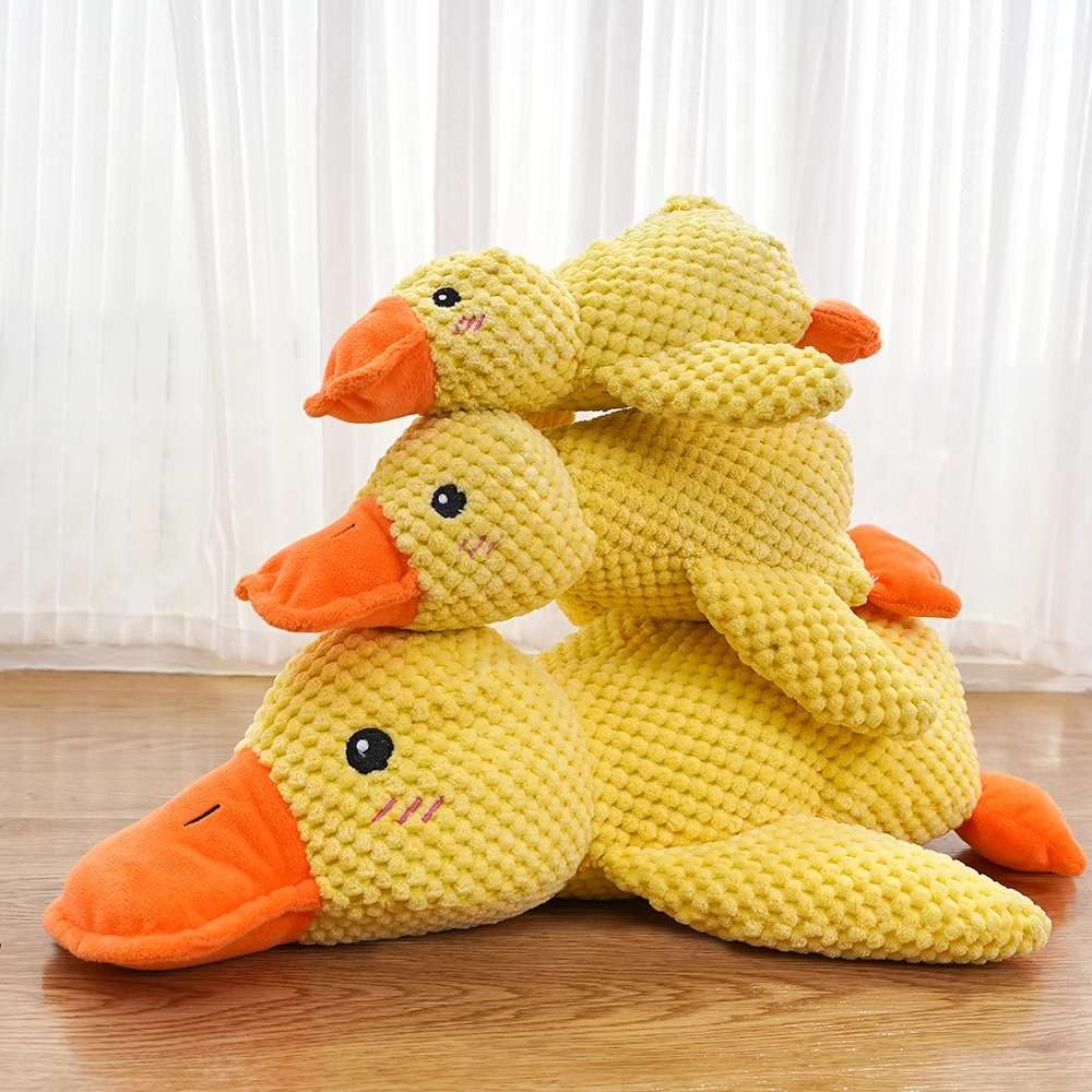 犬 おもちゃ ぬいぐるみ | もこもこアヒルさんぬいぐるみ
