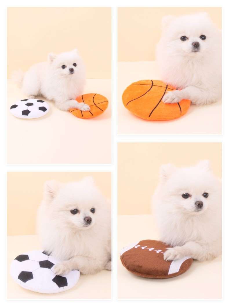 犬 おもちゃ ぬいぐるみ | スポーツボール型ぬいぐるみセット